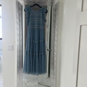 Beautiful worn once anthropology tulle maxi
